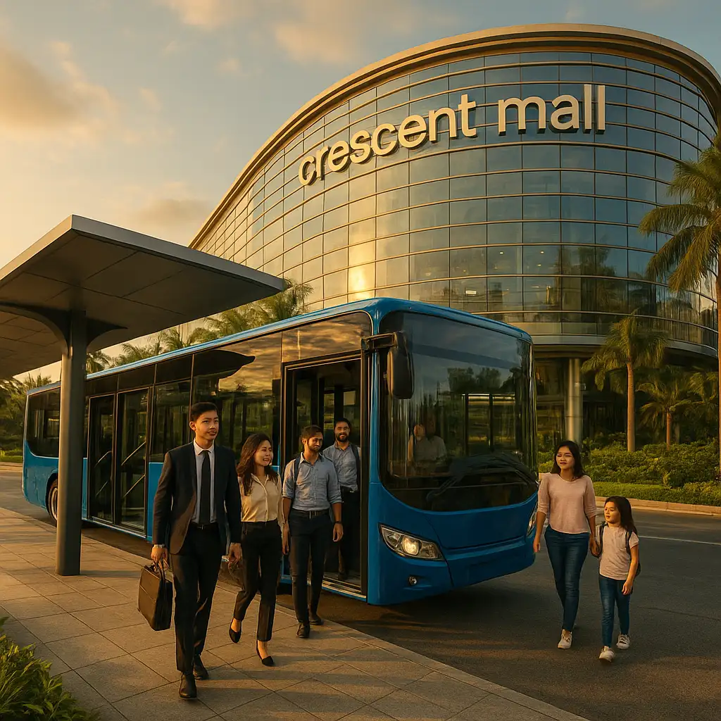 Ảnh đại diện Xe Buýt Đi Crescent Mall: Hướng Dẫn Tuyến Xe, Giá Vé & Mẹo 2026 - The Crescent Mall